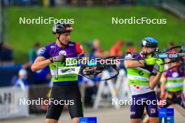 22.08.2024, Otepaeae, Estonia (EST): Jakub Borgula (SVK) - IBU Summer Biathlon World Championships, super sprint junior men, Otepaeae (EST). www.nordicfocus.com. © Manzoni/NordicFocus. Every downloaded picture is fee-liable.