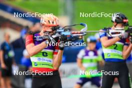 22.08.2024, Otepaeae, Estonia (EST): David Elias (CZE) - IBU Summer Biathlon World Championships, super sprint junior men, Otepaeae (EST). www.nordicfocus.com. © Manzoni/NordicFocus. Every downloaded picture is fee-liable.