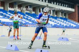 22.08.2024, Otepaeae, Estonia (EST): Athanasios Gastis (GRE) - IBU Summer Biathlon World Championships, super sprint junior men, Otepaeae (EST). www.nordicfocus.com. © Manzoni/NordicFocus. Every downloaded picture is fee-liable.