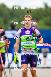 22.08.2024, Otepaeae, Estonia (EST): Matija Legovic (CRO) - IBU Summer Biathlon World Championships, super sprint junior men, Otepaeae (EST). www.nordicfocus.com. © Manzoni/NordicFocus. Every downloaded picture is fee-liable.