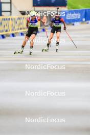 22.08.2024, Otepaeae, Estonia (EST): Anna Nedza-Kubiniec (POL), Tamara Molentova (SVK), (l-r) - IBU Summer Biathlon World Championships, super sprint junior women, Otepaeae (EST). www.nordicfocus.com. © Manzoni/NordicFocus. Every downloaded picture is fee-liable.