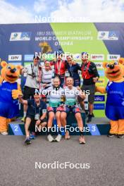 22.08.2024, Otepaeae, Estonia (EST): Ragna Fodstad (NOR) and the Norwegian team - IBU Summer Biathlon World Championships, super sprint junior women, Otepaeae (EST). www.nordicfocus.com. © Manzoni/NordicFocus. Every downloaded picture is fee-liable.