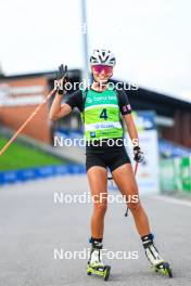 22.08.2024, Otepaeae, Estonia (EST): Lora Hristova (BUL) - IBU Summer Biathlon World Championships, super sprint junior women, Otepaeae (EST). www.nordicfocus.com. © Manzoni/NordicFocus. Every downloaded picture is fee-liable.