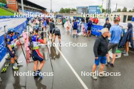 22.08.2024, Otepaeae, Estonia (EST): Event Feature: Overview over the warm up area - IBU Summer Biathlon World Championships, super sprint junior women, Otepaeae (EST). www.nordicfocus.com. © Manzoni/NordicFocus. Every downloaded picture is fee-liable.