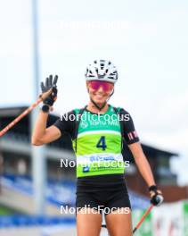 22.08.2024, Otepaeae, Estonia (EST): Lora Hristova (BUL) - IBU Summer Biathlon World Championships, super sprint junior women, Otepaeae (EST). www.nordicfocus.com. © Manzoni/NordicFocus. Every downloaded picture is fee-liable.