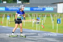 22.08.2024, Otepaeae, Estonia (EST): Inka Hamalainen (FIN) - IBU Summer Biathlon World Championships, super sprint junior women, Otepaeae (EST). www.nordicfocus.com. © Manzoni/NordicFocus. Every downloaded picture is fee-liable.