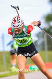 22.08.2024, Otepaeae, Estonia (EST): Barbara Skrobiszewska (POL) - IBU Summer Biathlon World Championships, super sprint junior women, Otepaeae (EST). www.nordicfocus.com. © Manzoni/NordicFocus. Every downloaded picture is fee-liable.