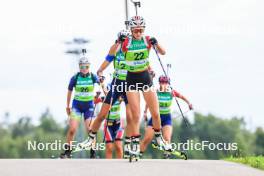 22.08.2024, Otepaeae, Estonia (EST): Barbara Skrobiszewska (POL) - IBU Summer Biathlon World Championships, super sprint junior women, Otepaeae (EST). www.nordicfocus.com. © Manzoni/NordicFocus. Every downloaded picture is fee-liable.