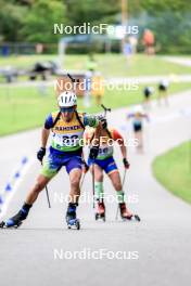 23.08.2024, Otepaeae, Estonia (EST): Alexandr Mukhin (KAZ) - IBU Summer Biathlon World Championships, super sprint men, Otepaeae (EST). www.nordicfocus.com. © Manzoni/NordicFocus. Every downloaded picture is fee-liable.