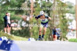 23.08.2024, Otepaeae, Estonia (EST): Alexandr Mukhin (KAZ) - IBU Summer Biathlon World Championships, super sprint men, Otepaeae (EST). www.nordicfocus.com. © Manzoni/NordicFocus. Every downloaded picture is fee-liable.