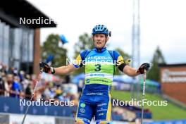 23.08.2024, Otepaeae, Estonia (EST): Alfred Eriksson (SWE) - IBU Summer Biathlon World Championships, super sprint men, Otepaeae (EST). www.nordicfocus.com. © Manzoni/NordicFocus. Every downloaded picture is fee-liable.