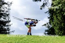 23.08.2024, Otepaeae, Estonia (EST): Kirill Bauer (KAZ) - IBU Summer Biathlon World Championships, super sprint men, Otepaeae (EST). www.nordicfocus.com. © Manzoni/NordicFocus. Every downloaded picture is fee-liable.