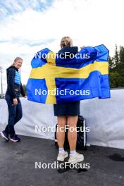 23.08.2024, Otepaeae, Estonia (EST): Swedish flag Event Feature: - IBU Summer Biathlon World Championships, super sprint men, Otepaeae (EST). www.nordicfocus.com. © Manzoni/NordicFocus. Every downloaded picture is fee-liable.