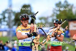 23.08.2024, Otepaeae, Estonia (EST): Cornel Puchianu (ROU) - IBU Summer Biathlon World Championships, super sprint men, Otepaeae (EST). www.nordicfocus.com. © Manzoni/NordicFocus. Every downloaded picture is fee-liable.