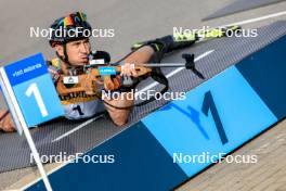 23.08.2024, Otepaeae, Estonia (EST): Andrejs Rastorgujevs (LAT) - IBU Summer Biathlon World Championships, super sprint men, Otepaeae (EST). www.nordicfocus.com. © Manzoni/NordicFocus. Every downloaded picture is fee-liable.