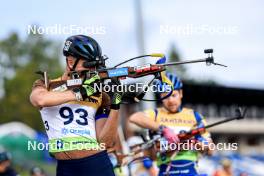 23.08.2024, Otepaeae, Estonia (EST): Dmytro Pidruchnyi (UKR) - IBU Summer Biathlon World Championships, super sprint men, Otepaeae (EST). www.nordicfocus.com. © Manzoni/NordicFocus. Every downloaded picture is fee-liable.