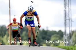 23.08.2024, Otepaeae, Estonia (EST): George Buta (ROU) - IBU Summer Biathlon World Championships, super sprint men, Otepaeae (EST). www.nordicfocus.com. © Manzoni/NordicFocus. Every downloaded picture is fee-liable.