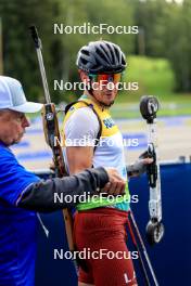 23.08.2024, Otepaeae, Estonia (EST): Andrejs Rastorgujevs (LAT) - IBU Summer Biathlon World Championships, super sprint men, Otepaeae (EST). www.nordicfocus.com. © Manzoni/NordicFocus. Every downloaded picture is fee-liable.