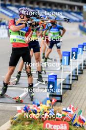 23.08.2024, Otepaeae, Estonia (EST): Tomas Mikyska (CZE) - IBU Summer Biathlon World Championships, super sprint men, Otepaeae (EST). www.nordicfocus.com. © Manzoni/NordicFocus. Every downloaded picture is fee-liable.