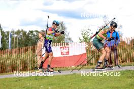 23.08.2024, Otepaeae, Estonia (EST): Kresimir Crnkovic (CRO), Vytautas Strolia (LTU), (l-r) - IBU Summer Biathlon World Championships, super sprint men, Otepaeae (EST). www.nordicfocus.com. © Manzoni/NordicFocus. Every downloaded picture is fee-liable.