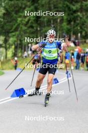 23.08.2024, Otepaeae, Estonia (EST): Olli Hiidensalo (FIN) - IBU Summer Biathlon World Championships, super sprint men, Otepaeae (EST). www.nordicfocus.com. © Manzoni/NordicFocus. Every downloaded picture is fee-liable.