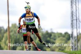 23.08.2024, Otepaeae, Estonia (EST): Enkhsaikhan Enkhbat (MGL) - IBU Summer Biathlon World Championships, super sprint men, Otepaeae (EST). www.nordicfocus.com. © Manzoni/NordicFocus. Every downloaded picture is fee-liable.