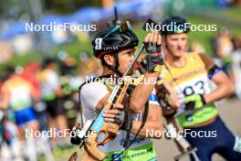 23.08.2024, Otepaeae, Estonia (EST): Andrejs Rastorgujevs (LAT) - IBU Summer Biathlon World Championships, super sprint men, Otepaeae (EST). www.nordicfocus.com. © Manzoni/NordicFocus. Every downloaded picture is fee-liable.