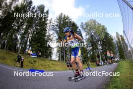 23.08.2024, Otepaeae, Estonia (EST): Alfred Eriksson (SWE) - IBU Summer Biathlon World Championships, super sprint men, Otepaeae (EST). www.nordicfocus.com. © Manzoni/NordicFocus. Every downloaded picture is fee-liable.