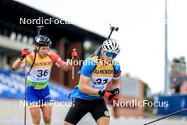 23.08.2024, Otepaeae, Estonia (EST): Fabien Claude (FRA) - IBU Summer Biathlon World Championships, super sprint men, Otepaeae (EST). www.nordicfocus.com. © Manzoni/NordicFocus. Every downloaded picture is fee-liable.