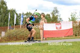 23.08.2024, Otepaeae, Estonia (EST): Maksim Makarov (MDA) - IBU Summer Biathlon World Championships, super sprint men, Otepaeae (EST). www.nordicfocus.com. © Manzoni/NordicFocus. Every downloaded picture is fee-liable.