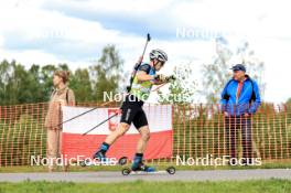 23.08.2024, Otepaeae, Estonia (EST): Thierry Langer (BEL) - IBU Summer Biathlon World Championships, super sprint men, Otepaeae (EST). www.nordicfocus.com. © Manzoni/NordicFocus. Every downloaded picture is fee-liable.