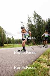 23.08.2024, Otepaeae, Estonia (EST): Pavel Magazeev (MDA), Kristo Siimer (EST), (l-r) - IBU Summer Biathlon World Championships, super sprint men, Otepaeae (EST). www.nordicfocus.com. © Manzoni/NordicFocus. Every downloaded picture is fee-liable.