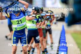 23.08.2024, Otepaeae, Estonia (EST): Oscar Andersson (SWE) - IBU Summer Biathlon World Championships, super sprint men, Otepaeae (EST). www.nordicfocus.com. © Manzoni/NordicFocus. Every downloaded picture is fee-liable.