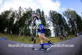 23.08.2024, Otepaeae, Estonia (EST): Kirill Bauer (KAZ) - IBU Summer Biathlon World Championships, super sprint men, Otepaeae (EST). www.nordicfocus.com. © Manzoni/NordicFocus. Every downloaded picture is fee-liable.