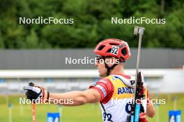 23.08.2024, Otepaeae, Estonia (EST): Michal Krcmar (CZE) - IBU Summer Biathlon World Championships, super sprint men, Otepaeae (EST). www.nordicfocus.com. © Manzoni/NordicFocus. Every downloaded picture is fee-liable.