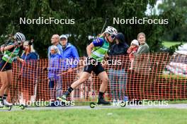 23.08.2024, Otepaeae, Estonia (EST): Milena Todorova (BUL), Paulina Batovska Fialkova (SVK), (l-r) - IBU Summer Biathlon World Championships, super sprint women, Otepaeae (EST). www.nordicfocus.com. © Manzoni/NordicFocus. Every downloaded picture is fee-liable.