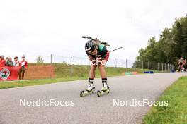 23.08.2024, Otepaeae, Estonia (EST): Baiba Bendika (LAT) - IBU Summer Biathlon World Championships, super sprint women, Otepaeae (EST). www.nordicfocus.com. © Manzoni/NordicFocus. Every downloaded picture is fee-liable.