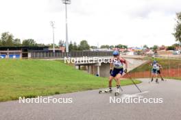 23.08.2024, Otepaeae, Estonia (EST): Anika Kozica (CRO), Emma Nilsson (SWE), (l-r) - IBU Summer Biathlon World Championships, super sprint women, Otepaeae (EST). www.nordicfocus.com. © Manzoni/NordicFocus. Every downloaded picture is fee-liable.