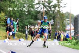 23.08.2024, Otepaeae, Estonia (EST): Emma Nilsson (SWE) - IBU Summer Biathlon World Championships, super sprint women, Otepaeae (EST). www.nordicfocus.com. © Manzoni/NordicFocus. Every downloaded picture is fee-liable.