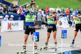 23.08.2024, Otepaeae, Estonia (EST): Suvi Minkkinen (FIN) - IBU Summer Biathlon World Championships, super sprint women, Otepaeae (EST). www.nordicfocus.com. © Manzoni/NordicFocus. Every downloaded picture is fee-liable.