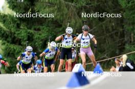 23.08.2024, Otepaeae, Estonia (EST): Lotte Lie (BEL), Aliona Makarova (MDA), (l-r) - IBU Summer Biathlon World Championships, super sprint women, Otepaeae (EST). www.nordicfocus.com. © Manzoni/NordicFocus. Every downloaded picture is fee-liable.