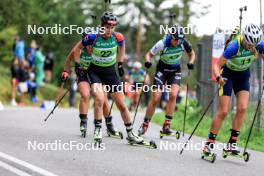 23.08.2024, Otepaeae, Estonia (EST): Julia Machyniakova (SVK), Anna Kryvonos (UKR), (l-r) - IBU Summer Biathlon World Championships, super sprint women, Otepaeae (EST). www.nordicfocus.com. © Manzoni/NordicFocus. Every downloaded picture is fee-liable.