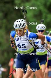 23.08.2024, Otepaeae, Estonia (EST): Anna Kryvonos (UKR) - IBU Summer Biathlon World Championships, super sprint women, Otepaeae (EST). www.nordicfocus.com. © Manzoni/NordicFocus. Every downloaded picture is fee-liable.