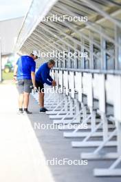 23.08.2024, Otepaeae, Estonia (EST): Volunteers at work Event Feature: - IBU Summer Biathlon World Championships, super sprint women, Otepaeae (EST). www.nordicfocus.com. © Manzoni/NordicFocus. Every downloaded picture is fee-liable.