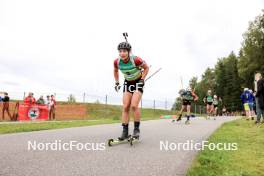 23.08.2024, Otepaeae, Estonia (EST): Lucie Charvatova (CZE) - IBU Summer Biathlon World Championships, super sprint women, Otepaeae (EST). www.nordicfocus.com. © Manzoni/NordicFocus. Every downloaded picture is fee-liable.