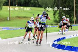 23.08.2024, Otepaeae, Estonia (EST): Paulina Batovska Fialkova (SVK), Susan Kuelm (EST), (l-r) - IBU Summer Biathlon World Championships, super sprint women, Otepaeae (EST). www.nordicfocus.com. © Manzoni/NordicFocus. Every downloaded picture is fee-liable.