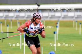 23.08.2024, Otepaeae, Estonia (EST): Joanna Jakiela (POL) - IBU Summer Biathlon World Championships, super sprint women, Otepaeae (EST). www.nordicfocus.com. © Manzoni/NordicFocus. Every downloaded picture is fee-liable.