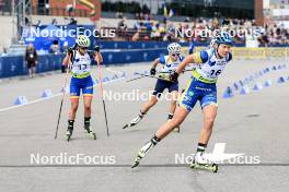 23.08.2024, Otepaeae, Estonia (EST): Elena Chirkova (ROU), Erika Osterman (SWE), (l-r) - IBU Summer Biathlon World Championships, super sprint women, Otepaeae (EST). www.nordicfocus.com. © Manzoni/NordicFocus. Every downloaded picture is fee-liable.