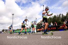 23.08.2024, Otepaeae, Estonia (EST): Johanna Nordqvist (SWE), Seela Peuralahti (FIN), Grete Gaim (EST), Kamila Zuk (POL), (l-r) - IBU Summer Biathlon World Championships, super sprint women, Otepaeae (EST). www.nordicfocus.com. © Manzoni/NordicFocus. Every downloaded picture is fee-liable.