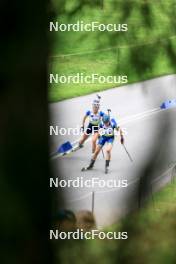 23.08.2024, Otepaeae, Estonia (EST): Khrystyna Dmytrenko (UKR), Emma Nilsson (SWE), (l-r) - IBU Summer Biathlon World Championships, super sprint women, Otepaeae (EST). www.nordicfocus.com. © Manzoni/NordicFocus. Every downloaded picture is fee-liable.